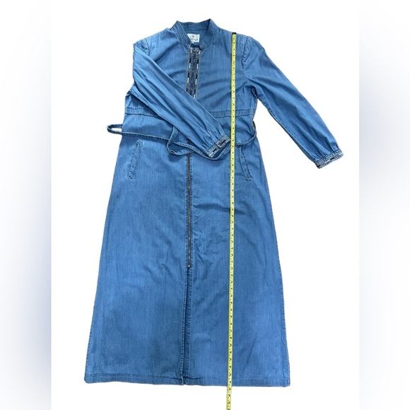 ALVINA Jeans modest Trench Maxi Full Length Jilbab Please READ description - Picture 9 of 9